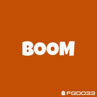 Orange background with white text reading "Boom" in the kind of font you might see when Batman punches someone in the nuts.